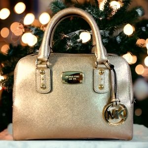 Limited Edition Michael Kors Gold Satchel